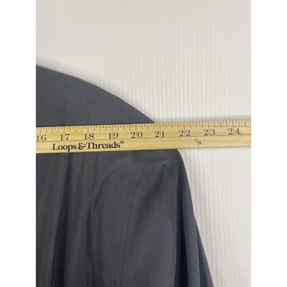 Claiborne Jacket Large Mens Blue Full Zip Microfiber Bomber Grandpa Cottage - Picture 6 of 7